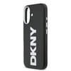 Apple iPhone 17 Kılıf DKNY Orjinal Lisanslı M-safe Şarj Özellikli PU Büyük Dikey Logolu Kapak