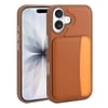 Apple iPhone 17 Kılıf Kartlıklı Zore X-Kart Silikon Kapak