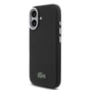 Apple iPhone 17 Kılıf Lacoste Orjinal Lisanslı M-Safe Şarj Özellikli PVC Pike Desenli Arka Yüzey İkonik Timsah Dokuma Logolu Kapak