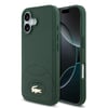 Apple iPhone 17 Kılıf Lacoste Orjinal Lisanslı M-safe Şarj Özellikli PU Deri Tasarımlı Metal Logolu Kapak