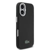 Apple iPhone 17 Kılıf Lacoste Orjinal Lisanslı M-Safe Şarj Özellikli PVC Pike Desenli Arka Yüzey İkonik Timsah Dokuma Logolu Kapak