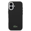 Apple iPhone 17 Kılıf Lacoste Orjinal Lisanslı M-Safe Şarj Özellikli PVC Pike Desenli Arka Yüzey İkonik Timsah Dokuma Logolu Kapak
