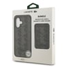 Apple iPhone 17 Kılıf Lacoste Orjinal Lisanslı M-safe Şarj Özellikli PU Deri Tasarımlı Kartlıklı Karışık Monogram Desenli Kapak