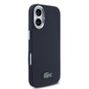Apple iPhone 17 Kılıf Lacoste Orjinal Lisanslı M-Safe Şarj Özellikli PVC Pike Desenli Arka Yüzey İkonik Timsah Dokuma Logolu Kapak