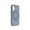 Apple iPhone 17 Kılıf M-safe Şarj Özellikli Metal Standlı Sıvı Silikon Lenyes CK223 Kapak
