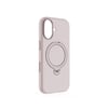 Apple iPhone 17 Kılıf M-safe Şarj Özellikli Metal Standlı Sıvı Silikon Lenyes CK223 Kapak