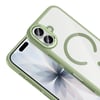 Apple iPhone 17 Kılıf M-Safe Şarj Özellikli Metal Kamera Çerçeveli Zore Tiko Kapak
