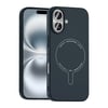 Apple iPhone 17 Kılıf M-Safe Şarj Özellikli Kamera Korumalı Zore Elio Sert PC Kapak
