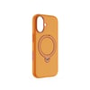 Apple iPhone 17 Kılıf M-safe Şarj Özellikli Metal Standlı Sıvı Silikon Lenyes CK223 Kapak