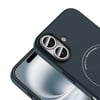 Apple iPhone 17 Kılıf M-Safe Şarj Özellikli Kamera Korumalı Zore Elio Sert PC Kapak