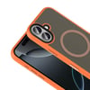 Apple iPhone 17 Kılıf Mat Arka Yüzey Wireless Şarj Özellikli Zore Flet M-safe Kapak