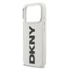 Apple iPhone 17 Pro Kılıf DKNY Orjinal Lisanslı M-safe Şarj Özellikli PU Büyük Dikey Logolu Kapak