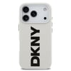 Apple iPhone 17 Pro Kılıf DKNY Orjinal Lisanslı M-safe Şarj Özellikli PU Büyük Dikey Logolu Kapak