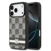 Apple iPhone 17 Pro Kılıf DKNY Orjinal Lisanslı M-safe Şarj Özellikli 3D Yazılı Metal Logolu Kapak