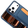 Apple iPhone 17 Pro Kılıf Kartlıklı Zore X-Kart Silikon Kapak