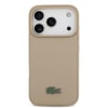 Apple iPhone 17 Pro Kılıf Lacoste Orjinal Lisanslı M-safe Şarj Özellikli PU Pike Desenli Metal Logolu Kartlıklı Kapak