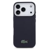 Apple iPhone 17 Pro Kılıf Lacoste Orjinal Lisanslı M-Safe Şarj Özellikli PVC Pike Desenli Arka Yüzey İkonik Timsah Dokuma Logolu Kapak