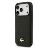 Apple iPhone 17 Pro Kılıf Lacoste Orjinal Lisanslı M-safe Şarj Özellikli PU Deri Tasarımlı Metal Logolu Kapak