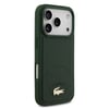Apple iPhone 17 Pro Kılıf Lacoste Orjinal Lisanslı M-safe Şarj Özellikli PU Deri Tasarımlı Metal Logolu Kapak