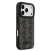 Apple iPhone 17 Pro Kılıf Lacoste Orjinal Lisanslı M-safe Şarj Özellikli Standlı PU Deri Karışık Monogram Desenli Kapak