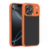 Apple iPhone 17 Pro Kılıf M-Safe Şarj Özellikli Karbon Fiber Görünümlü Zore Truva Silikon Kapak