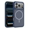 Apple iPhone 17 Pro Kılıf M-Safe Şarj Özellikli Metal Kamera Çerçeveli Zore Sanremo Silikon Kapak