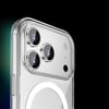 Apple iPhone 17 Pro Kılıf M-safe Şarj Özellikli Transparan Sert PC Wlons Pita Kapak