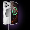 Apple iPhone 17 Pro Kılıf M-safe Şarj Özellikli Transparan Sert PC Wlons Pita Kapak