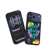 Apple iPhone 17 Pro Kılıf M-safe Şarj Özellikli 3D Baskılı Tasarım Mutural Graffiti Serisi Kapak