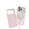 Apple iPhone 17 Pro Kılıf M-safe Şarj Özellikli Çiçek Tasarımlı Mutural Flower Serisi Kapak