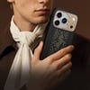 Apple iPhone 17 Pro Kılıf M-safe Şarj Özellikli Karbon Fiber Tasarımlı Benks Knight ArmorPro Kevlar Kapak