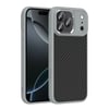 Apple iPhone 17 Pro Kılıf M-Safe Şarj Özellikli Karbon Fiber Görünümlü Zore Truva Silikon Kapak