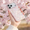 Apple iPhone 17 Pro Kılıf M-safe Şarj Özellikli Çiçek Tasarımlı Mutural Flower Serisi Kapak