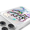 Apple iPhone 17 Pro Kılıf M-safe Şarj Özellikli 3D Baskılı Tasarım Mutural Graffiti Serisi Kapak