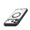 Apple iPhone 17 Pro Kılıf M-safe Şarj Özellikli Parmak Ring Standlı Airbag Tasarımlı Mutural Obsidian Serisi Kapak