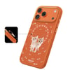 Apple iPhone 17 Pro Kılıf M-safe Şarj Özellikli 3D Baskılı Tasarım Mutural The Cat Serisi Kapak