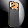 Apple iPhone 17 Pro Kılıf Mat Transparan Karbon Fiber Görünümlü Wlons Marin Kapak