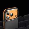 Apple iPhone 17 Pro Kılıf Mat Transparan Karbon Fiber Görünümlü Wlons Marin Kapak