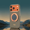 Apple iPhone 17 Pro Kılıf Raptic 2in1 Bundle Kit Aramid Skin Destiny Serisi Stand ve Karbon Kapak