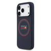 Apple iPhone 17 Pro Kılıf Redbull Orjinal Lisanslı M-safe Şarj Özellikli Kırmızı Halka ve Logo Silikon Kapak