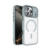 Apple iPhone 17 Pro Kılıf Wireless Şarj Özellikli Zore Krom M-safe Silikon Kapak