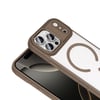 Apple iPhone 17 Pro Kılıf Wireless Şarj Özellikli Zore Krom M-safe Silikon Kapak