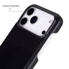 Apple iPhone 17 Pro Max için, Hakiki Deri, El Yapımı Kılıf, Magsafe ile uyumlu, İç Yüzeyi Kadife, Kömür Siyah