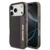 Apple iPhone 17 Pro Max Kılıf AMG Orjinal Lisanslı M-safe Şarj Özellikli IML Baskı Logolu Çift Katmanlı Bow Lines Kapak
