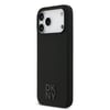 Apple iPhone 17 Pro Max Kılıf DKNY Orjinal Lisanslı M-safe Şarj Özellikli Metal Logolu Silikon Kapak