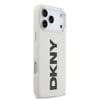 Apple iPhone 17 Pro Max Kılıf DKNY Orjinal Lisanslı M-safe Şarj Özellikli PU Büyük Dikey Logolu Kapak