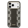 Apple iPhone 17 Pro Max Kılıf DKNY Orjinal Lisanslı M-safe Şarj Özellikli 3D Yazılı Checkered Pattern Kapak