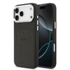 Apple iPhone 17 Pro Max Kılıf DKNY Orjinal Lisanslı M-safe Şarj Özellikli PU Deri Kabartmalı Kapak