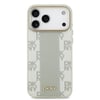 Apple iPhone 17 Pro Max Kılıf DKNY Orjinal Lisanslı M-safe Şarj Özellikli 3D Yazılı Checkered Pattern Kapak