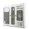 Apple iPhone 17 Pro Max Kılıf Guess Orjinal Lisanslı M-safe Şarj Özellikli Askılı ve 4G Metal Logolu Kartlıklı Kapak